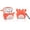 Crab, variant on Case for AirPods 3rd Generation Earbuds,Silicone Cute Case Protective Shockproof Covers with Multiple Styles of Design for AirPods 3