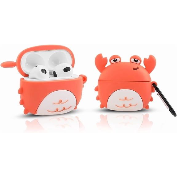 Case for AirPods 3rd Generation Earbuds,Silicone Cute Case Protective Shockproof Covers with Multiple Styles of Design for AirPods 3