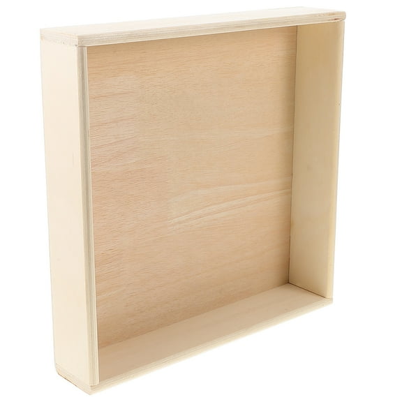 Homoyoyo Wooden Indoor Sandbox with Organized Desktop Storage, Stable Square Tray, Kids Sensory Play and Educational Toy