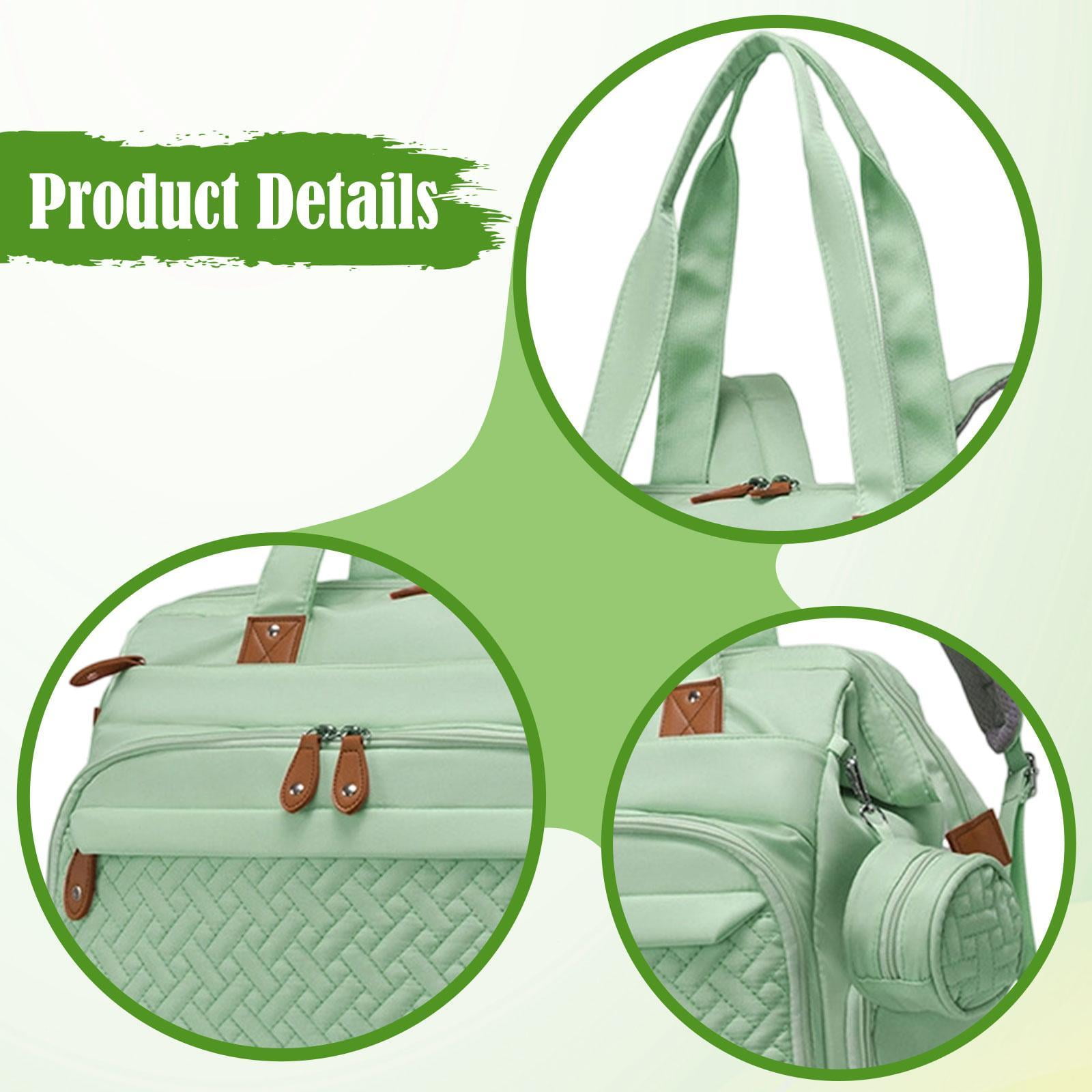 Diaper Bag Backpack Stroller Straps Pacifier Holder Waterproof Oxford Cloth for Moms Dads Family Outdoor Activities