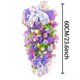 thumbnail image 3 of Corona navideña artificial | Decoración navideña con follaje artificial | Corona de flores simuladas para interiores o exteriores | Decoración festiva para puertas, paredes o centros de mesa, 3 of 9
