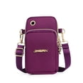 thumbnail image 1 of Outdoor Fitness Solid color Nylon Female Earphone Hole Arm Bag Phone Pocket Sport Bag Large Capacity PURPLE, 1 of 8
