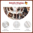 thumbnail image 3 of Bingfone Christmas Tree Skirt Mat Christmas Decoration Interior 30" -Realistic Cute Puppy, 3 of 6