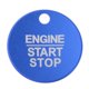 thumbnail image 1 of Botón de arranque y parada de motor de coche de aleación de aluminio, decorativa para cubierta, se la la adaptaciónción Taurus Inicio Parada Azul Sharpla Etiqueta engomada del botón de parada de arranque del coche, 1 of 8