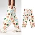 thumbnail image 6 of YTDSCS Kids Toddler Cotton Summer Pants for Boys Girls Printed Casual Trousers with Drawstring 2-12 Years Unisex Cotton Breathable Long Bloomers, 6 of 10