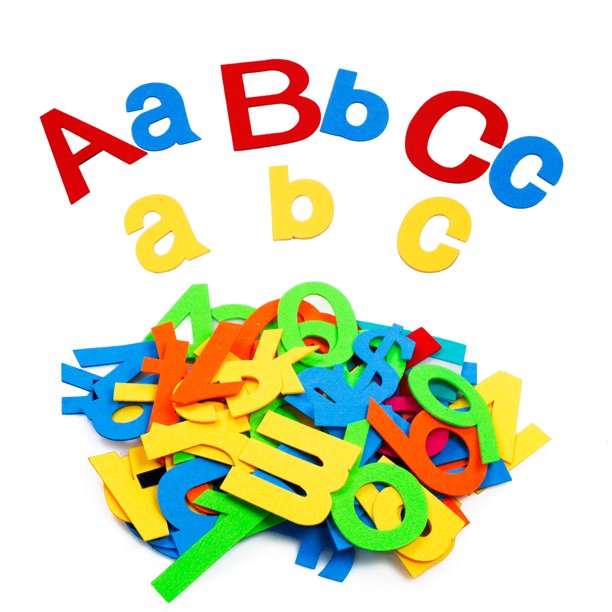 Juguetes Para Niños Pequeños Letras Del Alfabeto De Fieltro Números Para Actividad De Aprendizaje Preescolar Con 107 Piezas Abc Letras Mayúsculas Minúsculas Números Juguetes De Actividad Sensorial De