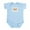 Sky Blue, variant on CafePress - Little Peanut Infant Bodysuit - Baby Light Bodysuit, Size Newborn - 24 Months