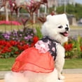 thumbnail image 6 of Pet Dresses Spring And Chihuahua Puppy Clothes Girl Summer Pet Cothes Spring Outfits for Dogs Female And Summer Cute Pet Dog Sparkly Dress Supplies Dresses Rose Dress Small Dog Dress Birthday Girl Dog, 6 of 8