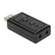 thumbnail image 4 of Tarjeta De Sonido USB 2.0, Tarjeta De Sonido Virtual Amplificador Interno Externo ABS Indicador LED De Alta Velocidad Con Puertos De Micrófono De 3,5 Mm Para Computadora Portátil, 4 of 7