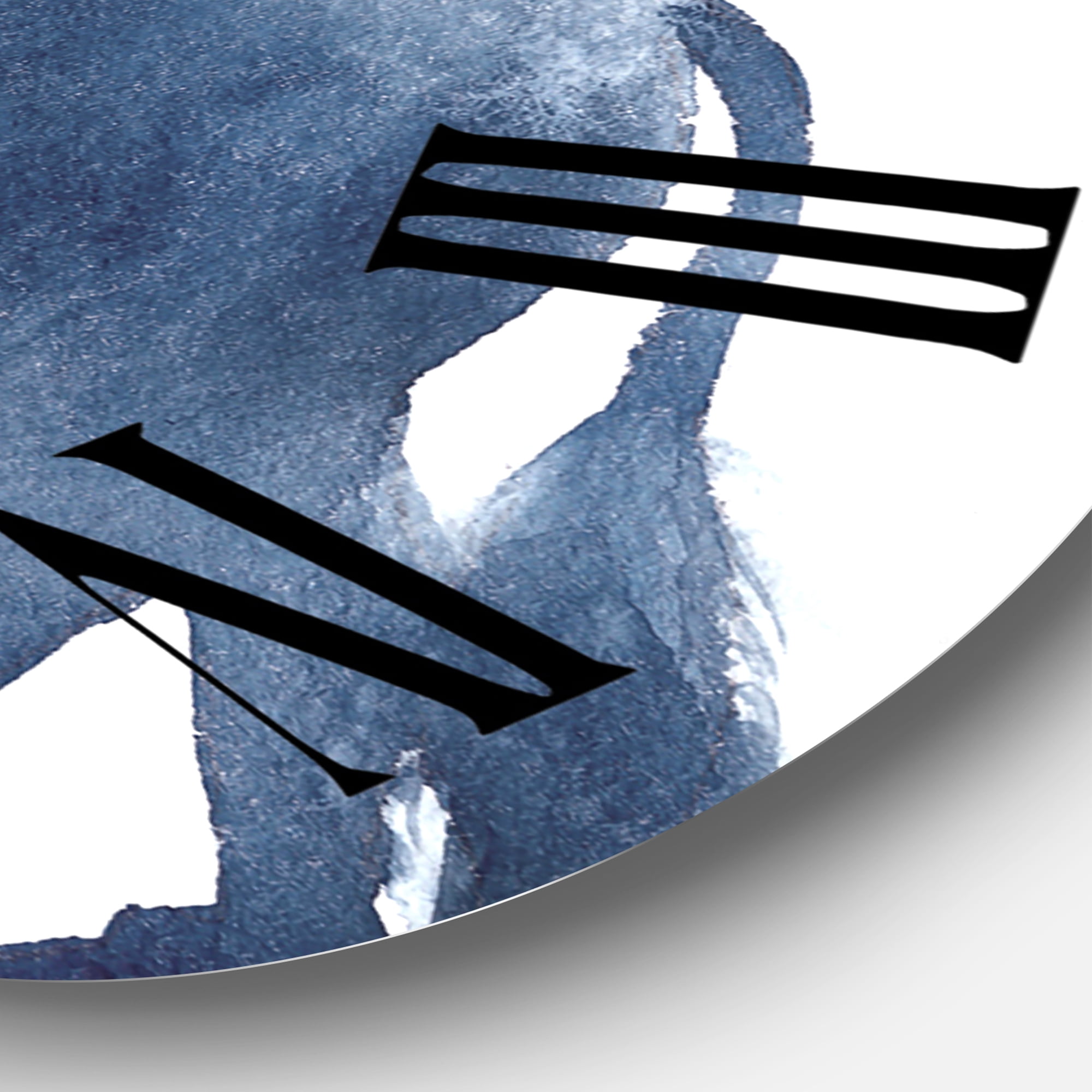 Designart 1 in Farmhouse Wall Clock