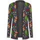 thumbnail image 5 of Camiseta de manga larga para mujer a la moda, cárdigan de Navidad con frente abierto de otoño, prendas de vestir exteriores holgadas, blusa estampada, abrigo, Tops Fridja po3021, 5 of 6