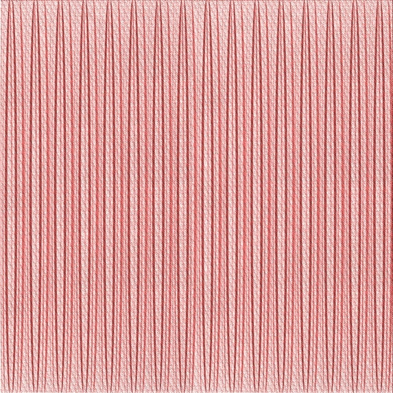 Ahgly Company Machine Washable Indoor Square Transitional Pink Area Rugs, 8' Square