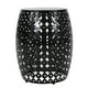 thumbnail image 2 of Mesa Benzara BM324085 redonda para exteriores de 17 pulgadas, color negro, 2 of 5