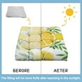 thumbnail image 6 of Cute Lemon Print Pillow&nbsp;- 22x22 Inch Large Floor Cushion, Dutch Velvet, Kawaii Lemon Lover Pattern for Yoga & Kids Room, 6 of 7