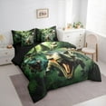 thumbnail image 3 of Castle Fairy Wild Dinosaur Bedding Comforter Set,Jungle Wildlife Dino Full Bedding Set, 3 of 8