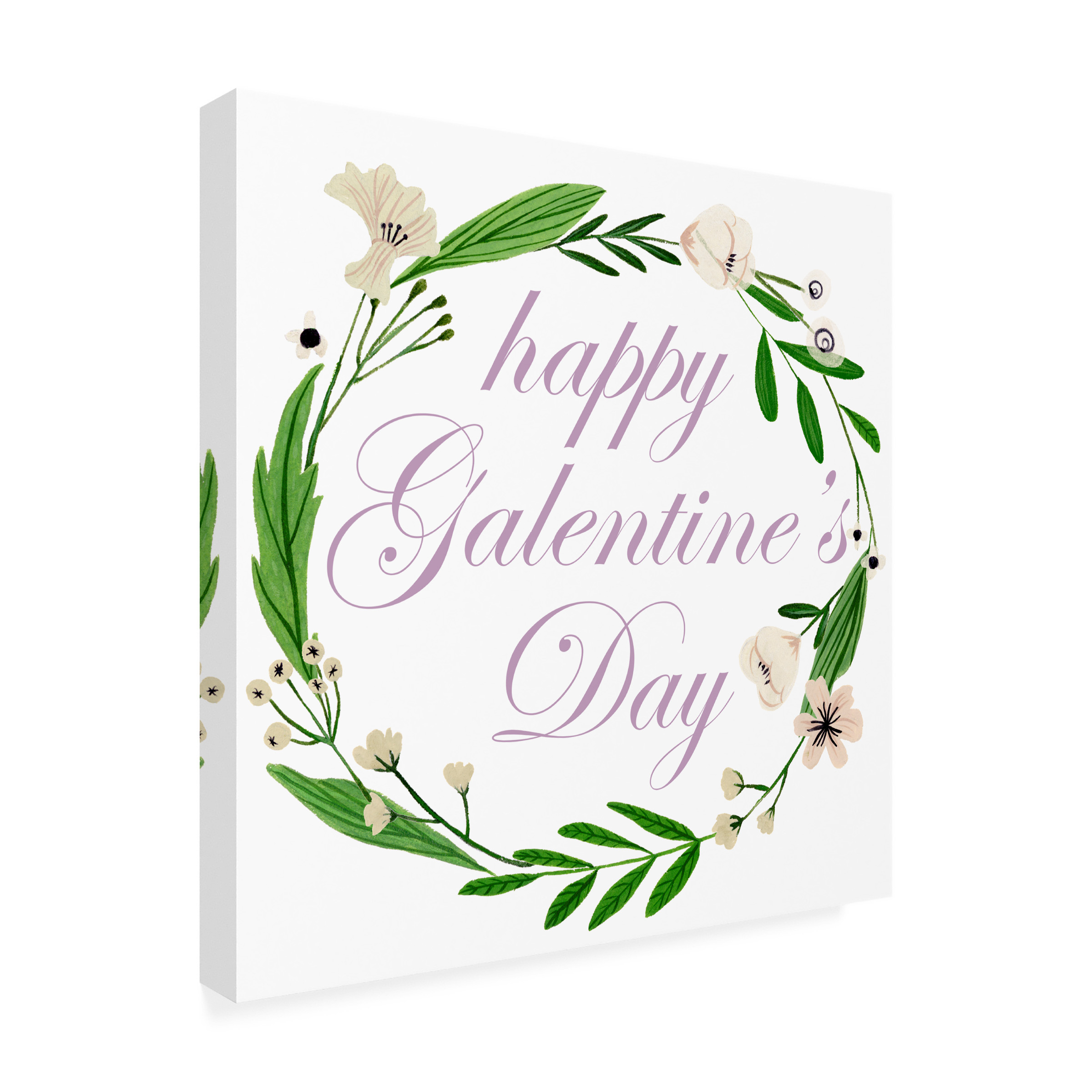 Melissa Wang 'Happy Galentines Day I' Canvas Art