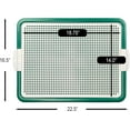 thumbnail image 2 of Dog Pee Pad Holder, Puppy Potty Training Tray 22.5”X16.5” for Small Dogs (Green), 2 of 11