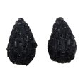 thumbnail image 4 of Pendientes Pendientes geométricos Diseño de coma Pendientes en forma de gota Joyas para el oído para el club Negro, 4 of 8
