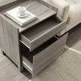 thumbnail image 4 of Linon Tracey MDF Filing Cabinet with 2 Drawers, Gray, 4 of 16