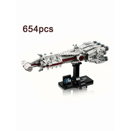 IN STOCK 654pcs Spaceship Building Blocks Bricks Model Assembling Fit 75376 Toys for Children Birthday Gift Set
