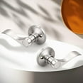 thumbnail image 2 of Poignées de Porte Intérieures Levier de Passage en Nickel Satiné Poignée de Porte pour Garde-Robe Couloir Poignées Intérieures, 2 of 7