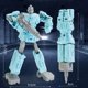 thumbnail image 4 of Bolígrafo de transformación 2 en 1 para niños, juguete educativo, Robot deformado, figuras de acción, Mecha, regalo divertido y creativo, 4 of 4
