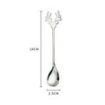 thumbnail image 6 of Oiur Ice Cream Scoop Food Grade 304 Stainless Steel Christmas Elk Dessert Coffee Spoon Kitchen Accessories, 6 of 8