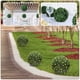 thumbnail image 2 of EeaseMX 2 soportes de plástico para bolas de hierba, soportes para flores de boda, decoración de bolas de hierba, 2 of 8