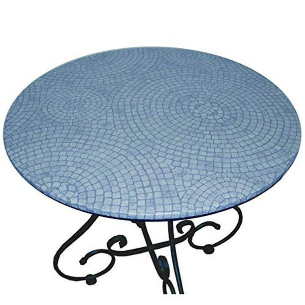 Fitted Tablecloth Round Fits 40 To 48, 40 Inch Round Tablecloth