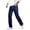 Dark Blue, variant on GINGTTO Men's Dark Wash Relaxed Straight Leg Jeans - Stretch Denim Pants for Casual & Daily Wear