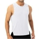 thumbnail image 2 of pstuiky Camisetas sin mangas para hombre, Pantalones cortos deportivos y de fitness de cuello redondo de color liso para hombre. Camisas de hombre m, 2 of 6