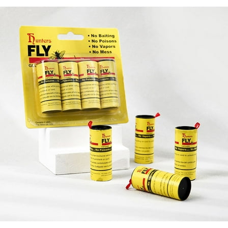 SOFTGAS Fly Traps for Indoors Outdoor, Fly Paper Strips Sticky Hanging, Fruit Fly Strips,Fly Tape Catcher Ribbon, Fruit Fly Gnat Trap Killer Fly Traps for Inside Home(16 Pack)