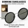 thumbnail image 2 of Flexitint Retro Glasses – Adjustable Tint Sunglasses with Built-in ND Filter (1-9 Gear Control), 2 of 8