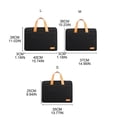 thumbnail image 3 of Fashion Lightweight Laptop Bag Multifunctional Notebook Tablet Laptop Bag Mens Travel Tote Bag, 3 of 9