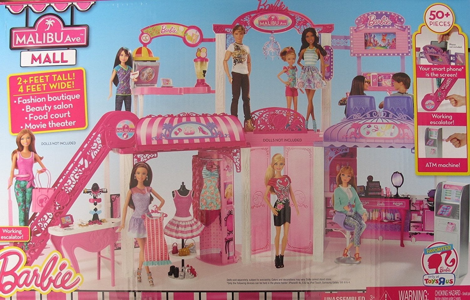 barbie in shopping mall