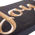thumbnail image 6 of P. Graham Dunn Choose Joy Magnolia Dark Brown 16 x 6 Inch Pine Wood Carved Hewed Hanging Sign, 6 of 6