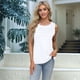thumbnail image 4 of Tops Sin Mangas para Mujer Blancos L, 4 of 10