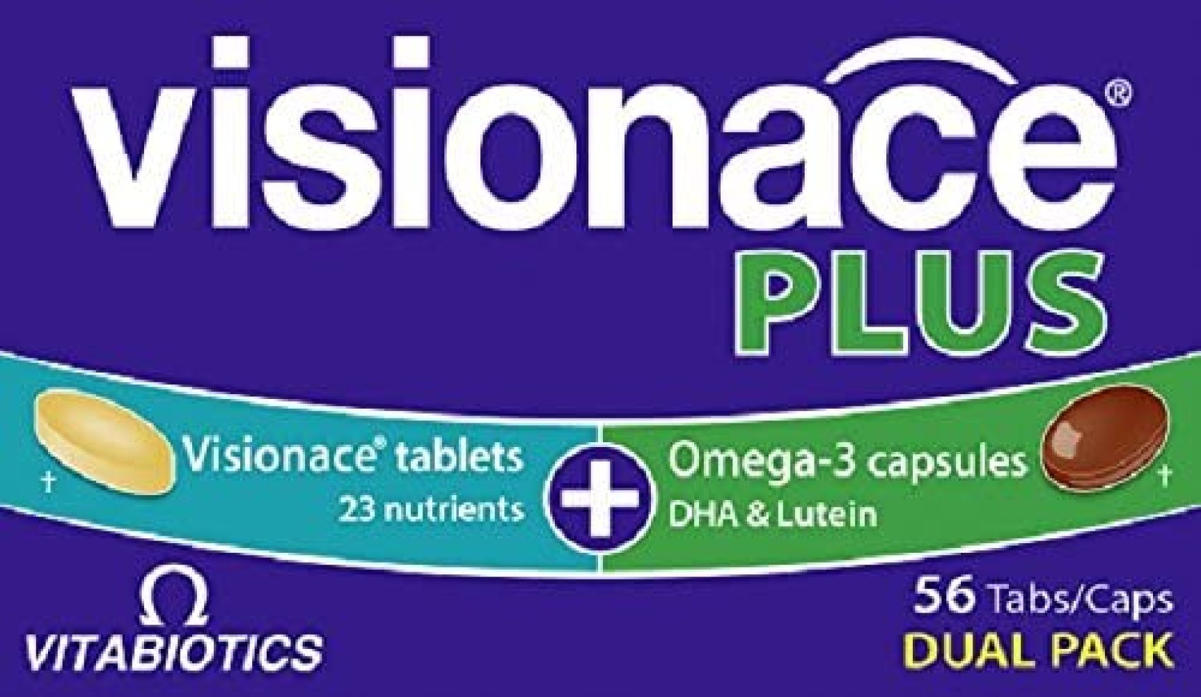 Vitabiotics Visionace Plus Dual Pack 2 X 28 Tablets Walmart Com