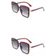 thumbnail image 1 of Qarigey Gafas de sol rectangulares portátiles, disfraz de viaje, decoración de insectos, gafas de sol, gafas Retro, gafas plegables Type3 NO3, 1 of 1