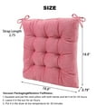 thumbnail image 5 of Lomyolo Chair Cushions for Kitchen Chairs 2 Pack Seat Cushion Chair Pads for Dining Patio Home Office Soft Comfort Velvet Square Pink, 5 of 6