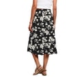 thumbnail image 4 of Fantaslook Midi Skirts for Womens Elastic High Waist Skirt Flowy Trendy Dresses Skirts with Pockets, 4 of 9