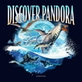 thumbnail image 2 of Men's Avatar: The Way of Water Discover Pandora Ocean Graphic Tee Navy Blue 2X Large, 2 of 5