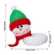thumbnail image 4 of Billuyoard Juego de copas de vino de Navidad de 6 uds., muñeco de nieve, alce, Papá Noel, adornos navideños para la cena de la del hogar Barra de herramientas Numero 3, 4 of 6