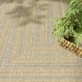 thumbnail image 4 of Nourison Home Tulum 9' x 12' Taupe Grey Outdoor Rug, 4 of 11