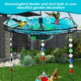thumbnail image 2 of Hummingbird Feeder and Bird Bath for Outdoors 2-in-1 for Small Birds - Hummingbird Bath Fountain with 3 Red Feeder Pots - Hanging Solar Bird Bath Fountains NY1-FN04, 2 of 12