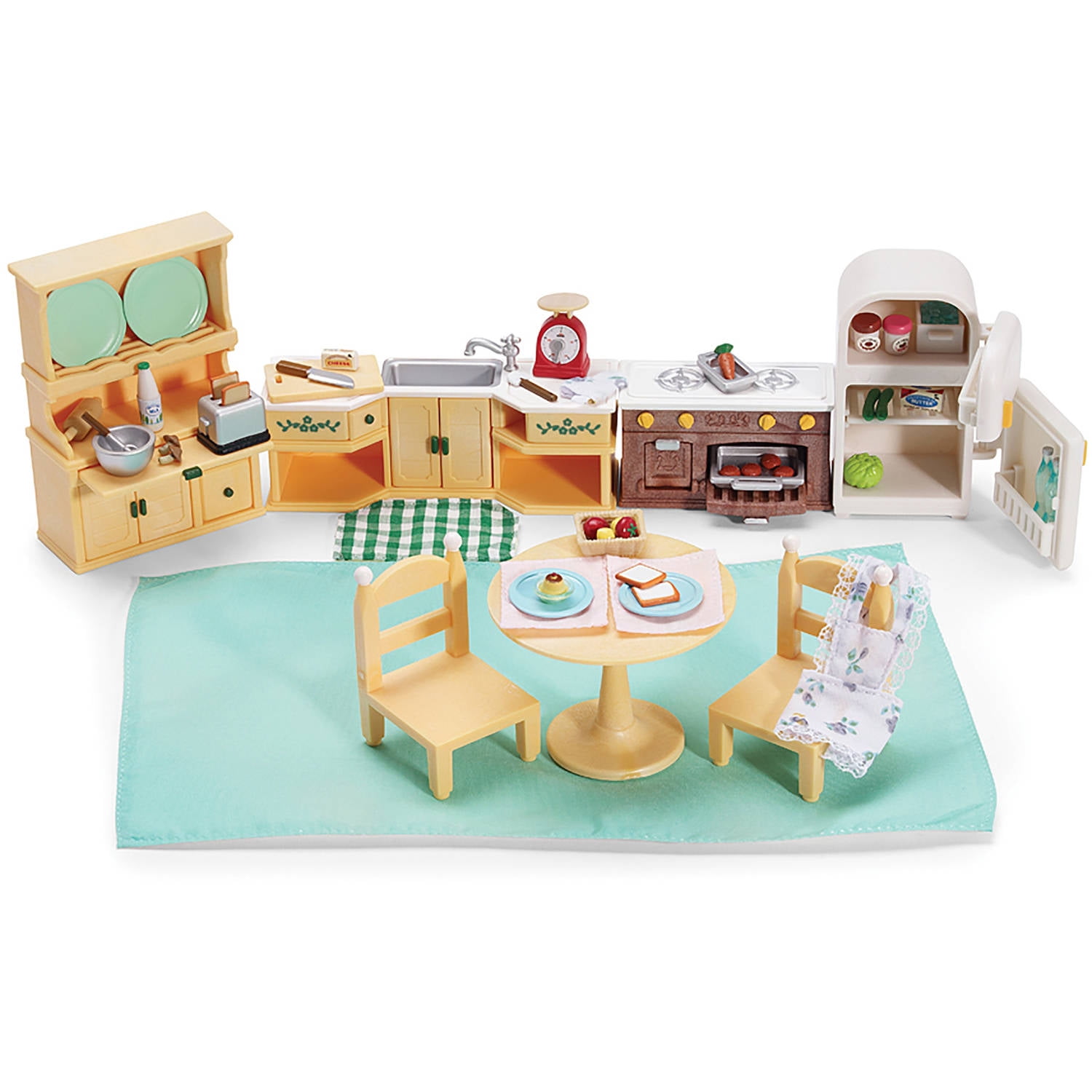 Calico Critters Kozy Kitchen Set Walmart Com Walmart Com