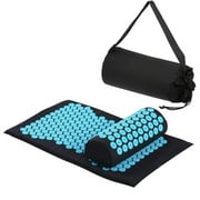 BRIZI LIVING Acupressure Mat and Pillow Set for Back/Neck Pain Relief and Muscle Relaxation,1 Set