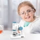 thumbnail image 4 of Microscopio portátil para niños de 200 aumentos, base de mano para exteriores, para estudiantes de primaria y secundaria, departamento de experimentos científicos, juguetes educativos, microscopio cie, 4 of 5