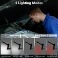 thumbnail image 2 of BN-LINK 2 Pack LED Work Light, Rechargeable COB Light with Magnetic Base and Hook, 360°Rotate and 5 Modes, Cordless & Folding Flashlight for Workshop, Household(Black), 2 of 8