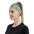 thumbnail image 3 of Balery Colorful Palm Leaves Sports Headbands for Men,Moisture Wicking Workout Headband, Sweatband Headbands for Running,Cycling,Football, 3 of 9